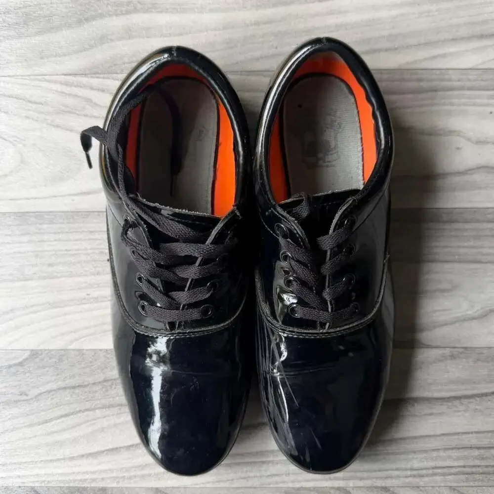 Dinkles Vanguard Black Patent Leather Marching Band Shoes